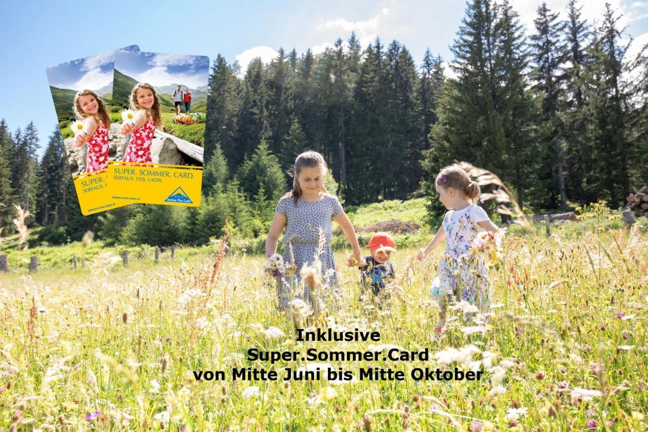 Alpenapart Ladis Ehemals Alpenapart Alexander Inklusive Sommer Bergbahnticket Exterior photo